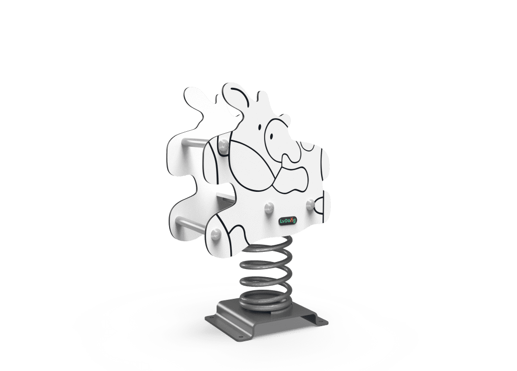 Cow spring rider,Playground spring rider for sale