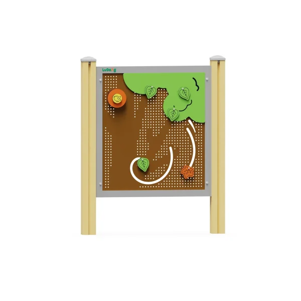 Nature-Themed Interactive Play Panel | Educational Playground Activity Panel