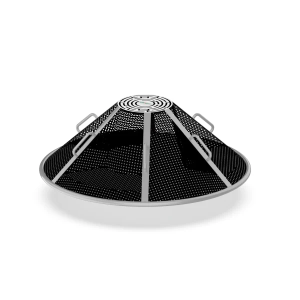 Black Mesh Conical Exploration Pod | Commercial Multi-Person Playground Spinner Equipment