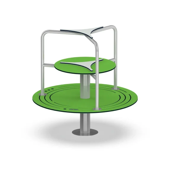 Playground spinning ring, Standing playground spinner