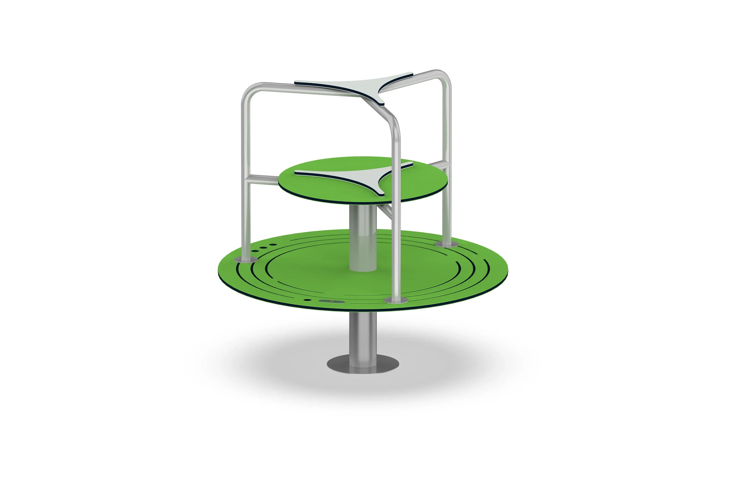 Playground spinning ring, Standing playground spinner
