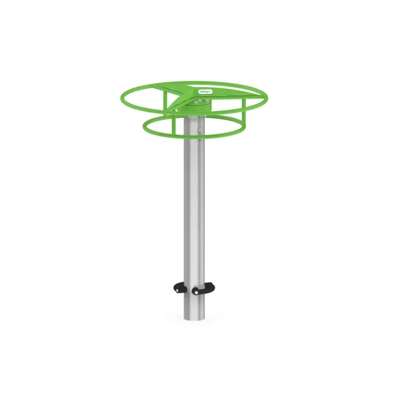 Double-Ring Windmill Playground Spinner | Commercial Rotating Playground Equipment