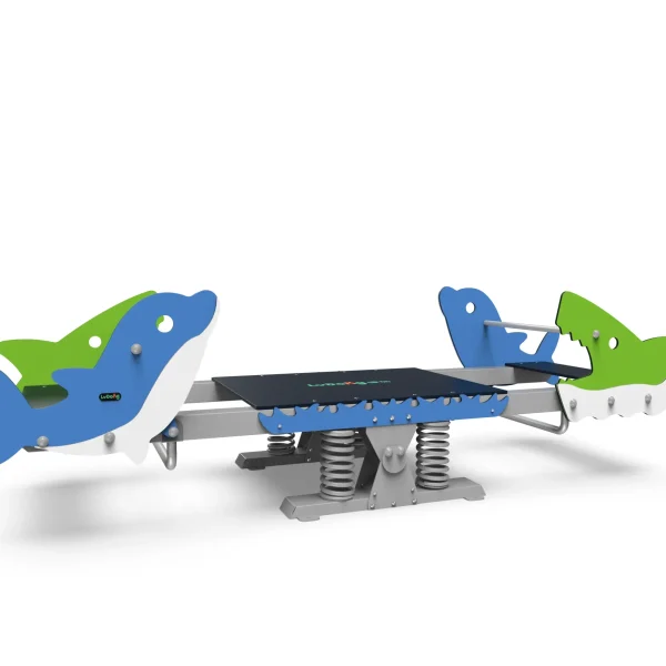 Seesaw equipment, Playground whale teeter totter