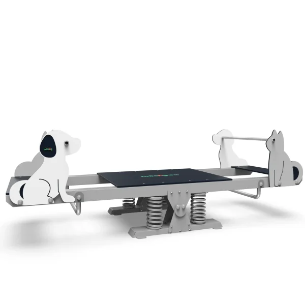 Heavy Duty Teeter Totter | Commercial Multi-Person Spring Seesaw