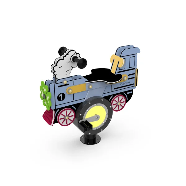 Steam Locomotive Interactive Playground Equipment | Musical Train Bike
