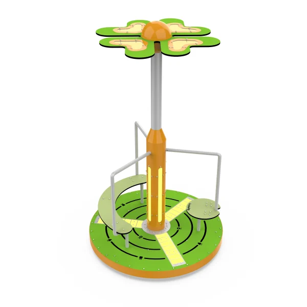 Dynamic Turntable Interactive Playground Equipment | Musical Playground Spinner