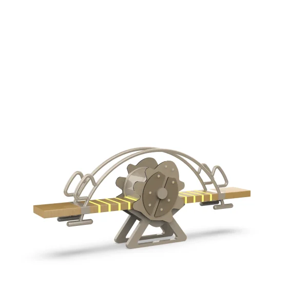 Industrial-Style Gear Interactive Playground Equipment | OEM Playground Seesaw