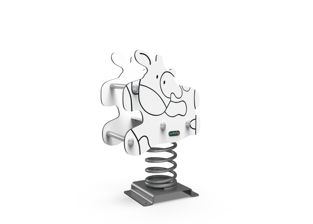Cow spring rider,Playground spring rider for sale